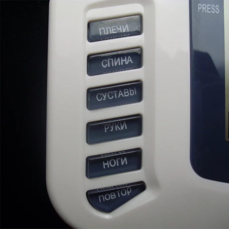 Russian Version Electronic Body Slimming Pulse Massage for Muscle Relax Pain Relief Stimulator Tens Acupuncture Therapy Machine Russian Version Electronic Body Slimming Pulse Massage for Muscle Relax Pain Relief Stimulator Tens Acupuncture Therapy Machine