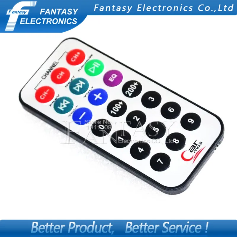 5pcs Microcontroller 51 Remote Control MP3 remote control infrared ...