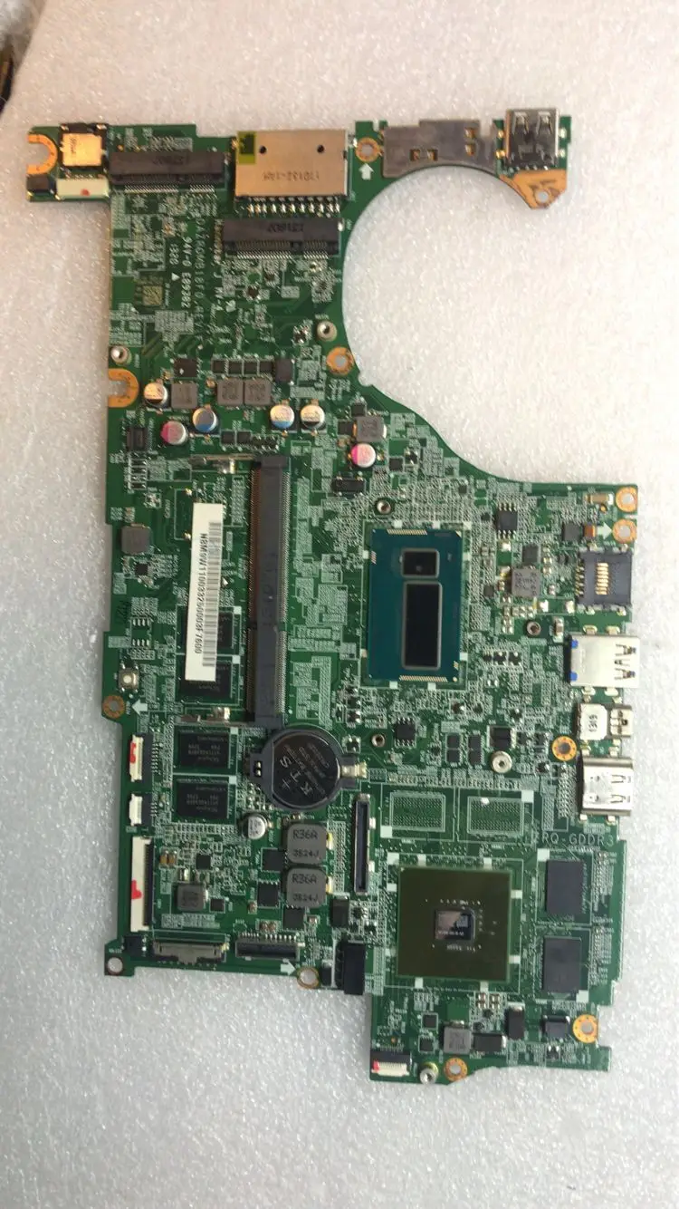 DAZRQMB18F0 для ACER V5-573G V5-473G V5-573 V5-573 ZQR Тетрадь материнская плата Процессор i7 4500U GT740M 2G 4G Оперативная память тесты работы