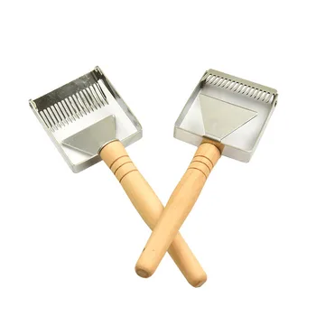 

10pcs/lot Stainless Barb Cutting Honey Fork Honeycomb Honey Scraper Balanced 17-needle Scraping Shovel Honey Knife