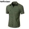 Summer Men Short Sleeve Military Shirt Lightweight Army Tactical Cargo Shirts Casual Brand Clothing Breathable Quick Dry Shirt ► Photo 2/6