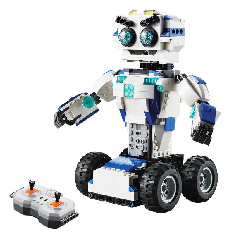 

Technic RC Remote Control Intelligent Robot LegoINGLYs Robot Creative Technic Toolbox Assemble Blocks Bricks Toys For Boys