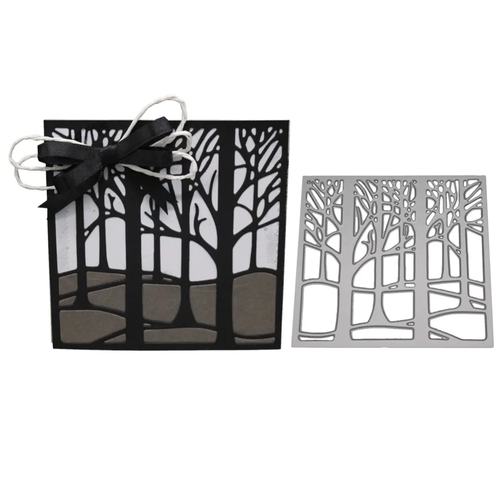 

Tree Frames Metal Cutting Dies For DIY Scrapbooking Card Making Album Stencil Embossing Background Clear Stamps And Dies 2019