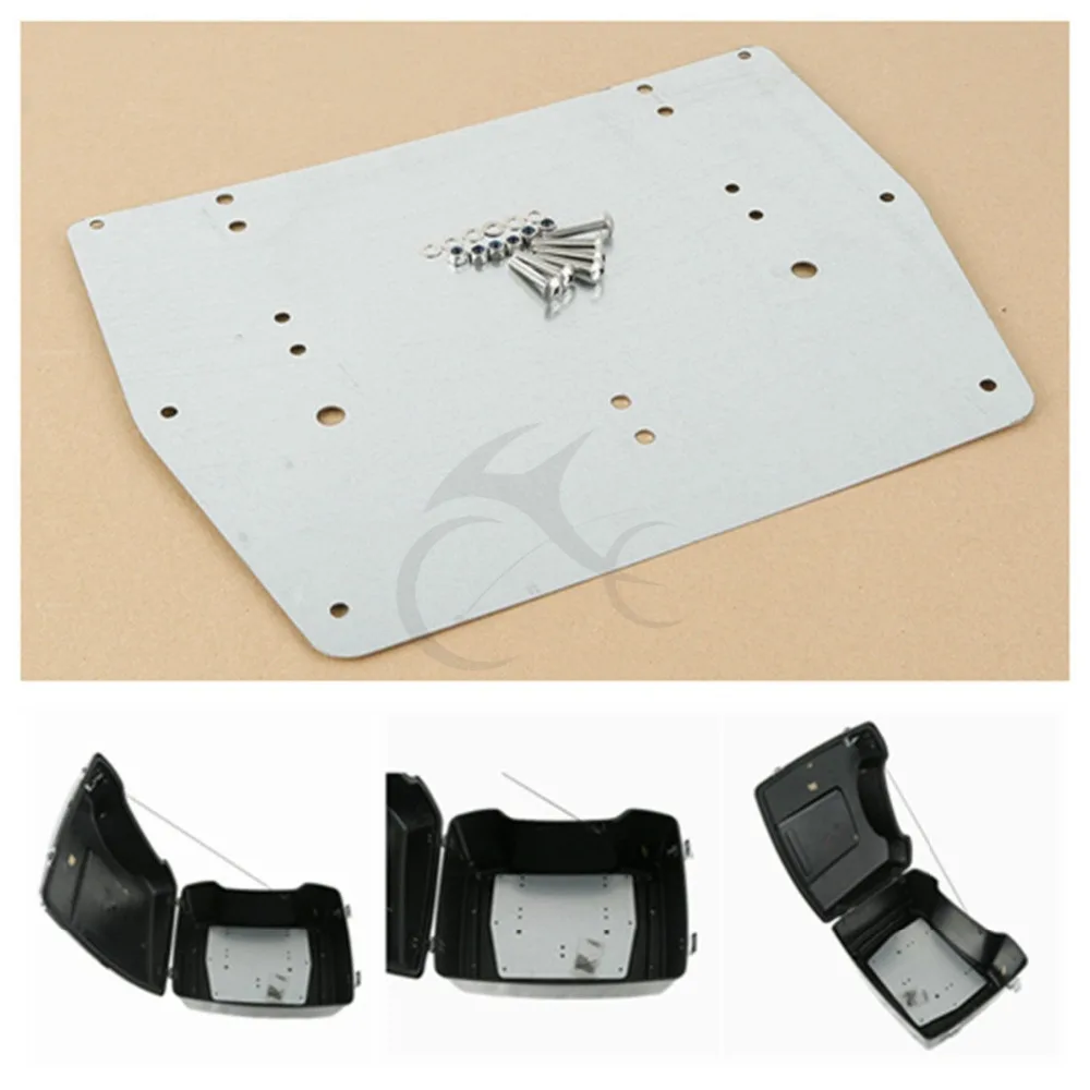 Tour Pak Pack Trunk Base Plate For Harley Road King Street Electra Glide 93-13 Motorcycle Tour Pak Pack Trunk Base Plate For Harley Road King Street Electra Glide 93-13 Motorcycle