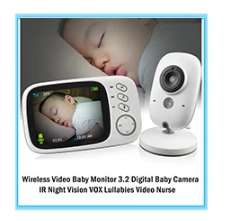 360 градусов Поворот Видео Baby Камера Wi-Fi видеонаблюдения веб-камера Wi-Fi Babycam сети Крытый Видеоняни и радионяни Wi-Fi Babyfoon Камера