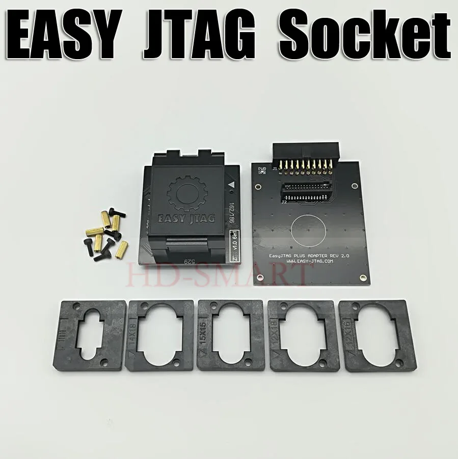 Original Z3X EASY JTAG PLUS BOX EMMC Socket BGA153/169 BGA162/186 BGA221 BGA529 jtag box