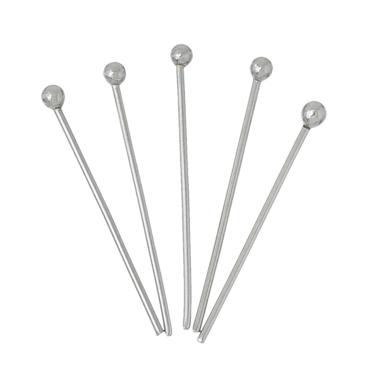 DoreenBeads Stainless Steel Ball Head Pins Silver Tone 25mm(1") long, 0