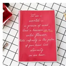 Творческий ручной печати рукав A6 книга Костюмы ПВХ Вишня Cat любовные письма волновой точки Тетрадь куртка защита