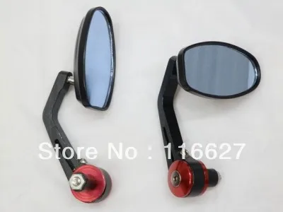 

Freeshipping 7/8" Red Pair Bar End Rear SideMirror side mirrors for Suzuki TL1000R TL1000S SV650S