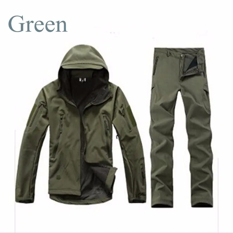 Fall-[Nutaka]Tad 4.0 Shark skin soft shell lurkers outdoors tactical gear military jacket+ uniform pants Camouflage hunting suits