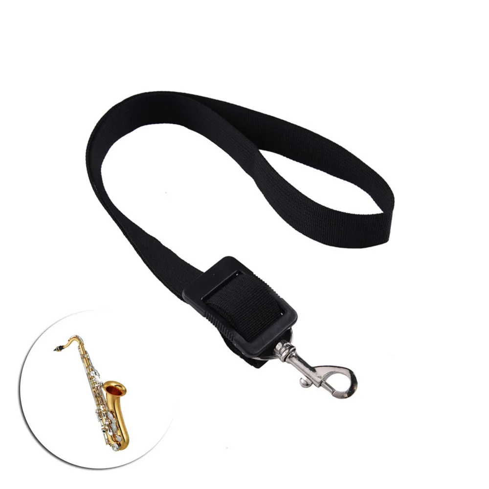 2019 Saxophone Sax Neck Strap Nylon Strap Adjustable Length with Snap