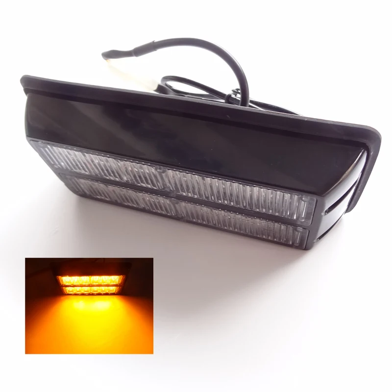2017 High Power 12 LED Car Strobe Light for Red and Blue Police Car Light Amber Projector