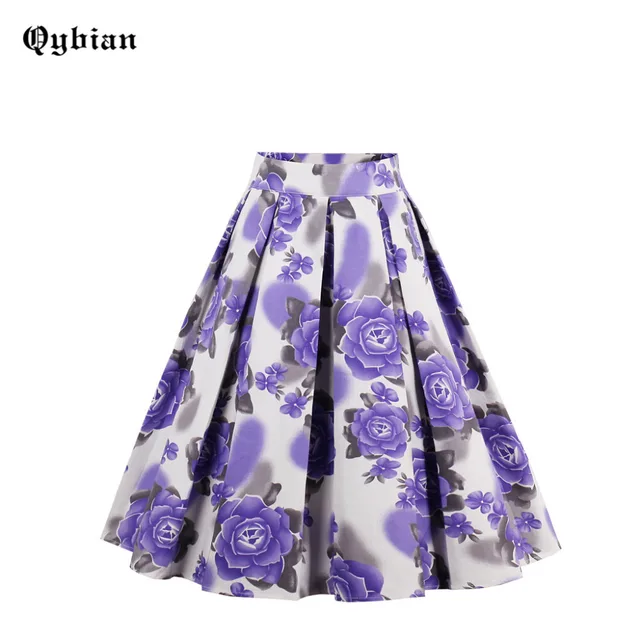 Purple High Waisted Dress
