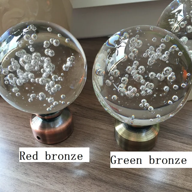 Curtains Ideas curtain rod crystal finials : Aliexpress.com : Buy 2016 on sales Crystal Curtain rod ball Bubble ...