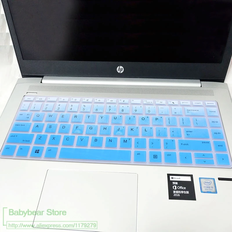 Для hp Elitebook 840 430/440/820 G3 G4 66 840 G2/G3 13,3 14 дюймов Обложка клавиатуры для ноутбука Защитная крышка - Цвет: fadeblue