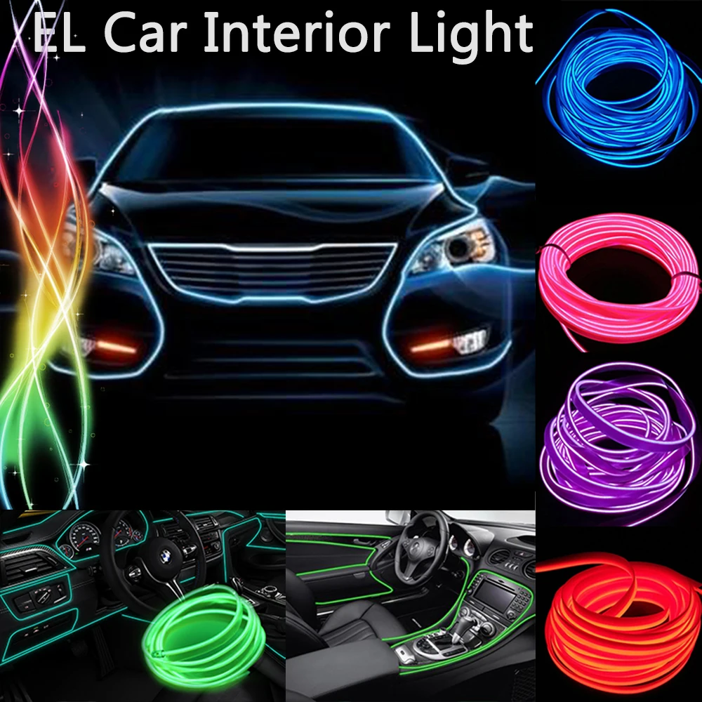 DIY EL светильник для BMW E46 E39 E90 E60 E36 F30 E34 F10 F20 Honda Civic Toyota Corolla iM E170 E140 E150 D20|Новизна