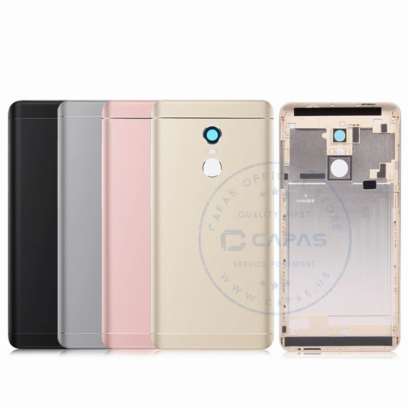 Оригинальный металлический корпус для Xiaomi Redmi Note 4X задняя крышка 3 ГБ 32 запасные
