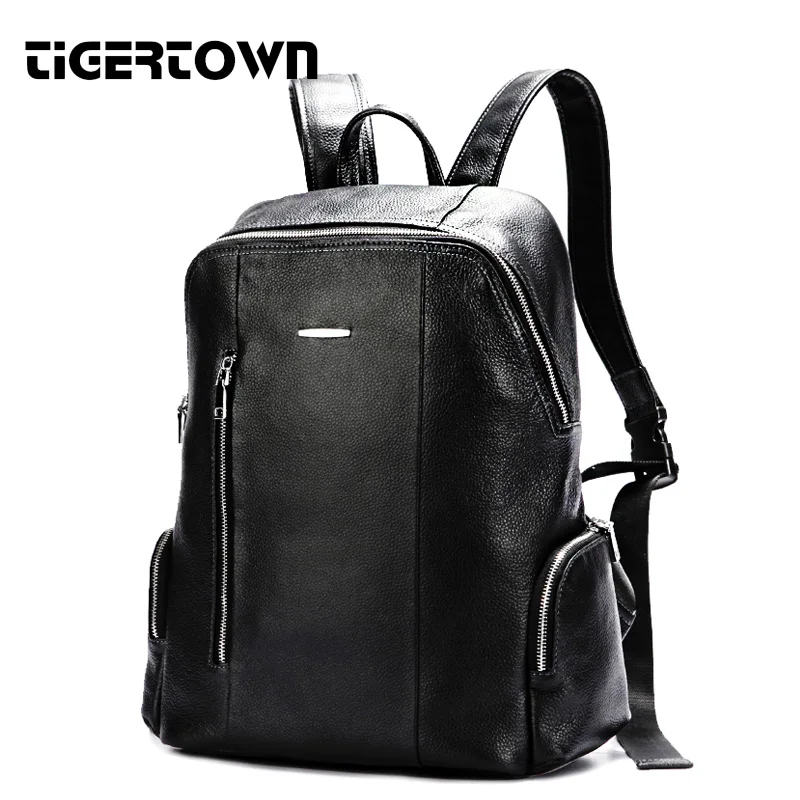 TigerTown 2020 новый модный мужской рюкзак из натуральной воловьей кожи для ноутбука