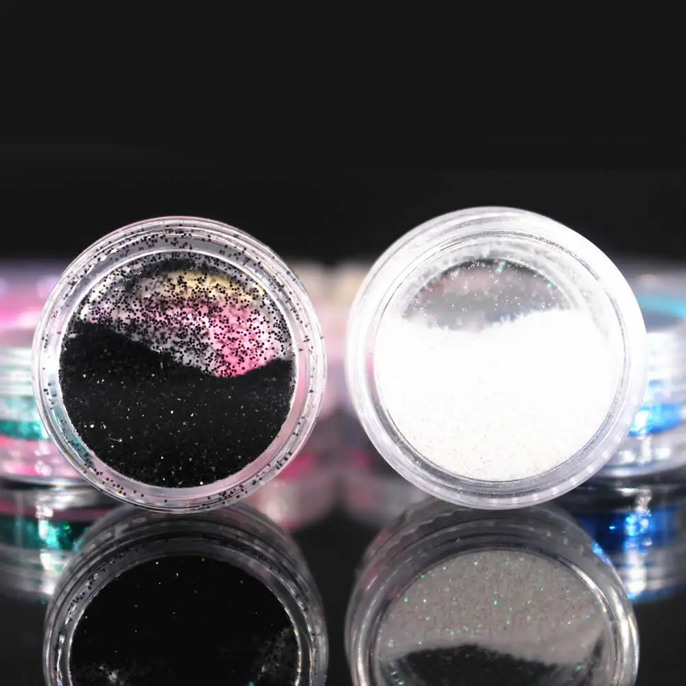 2019 New Silver 12Colors Optional Monochrome Eye Powder Shadow Women Beauty Eye Make Up Shinning Glitter Powder Makeup Pal CHTB1