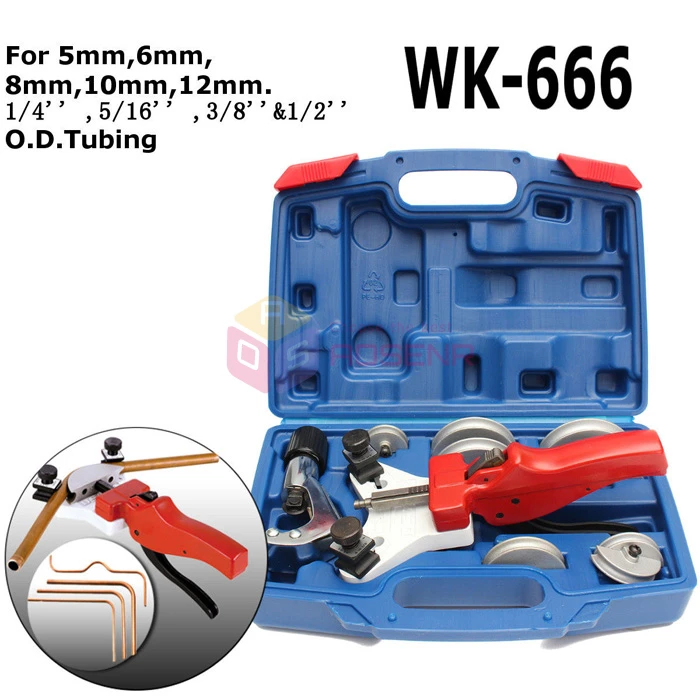 Light Industrial Equipment & Tools WK666 Multi Copper Pipe Bender Tube bending Tool Kit with