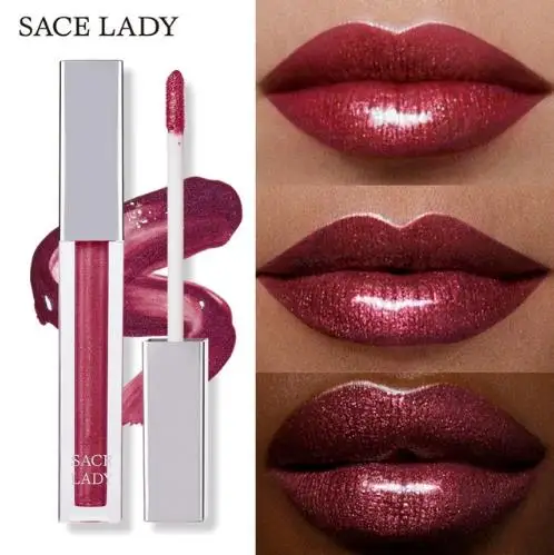 Sace lady зеркальный блеск для губ водостойкая жидкая губная помада Косметика