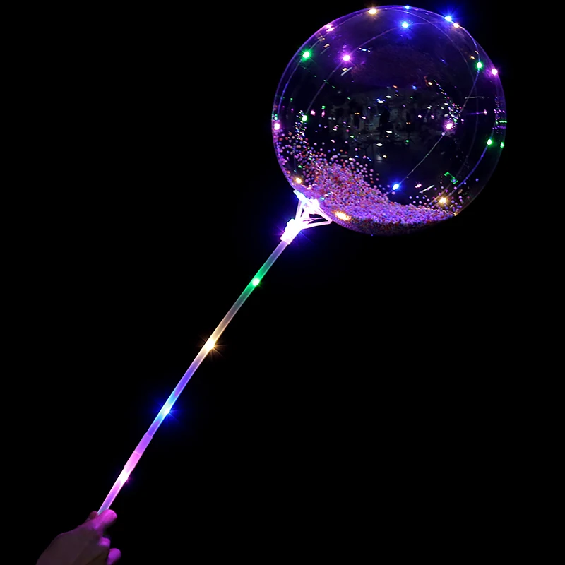 10 шт. пена перо светодиодный воздушный шар гелий &quotКонфетти&quot globos 20 дюймов