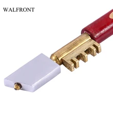 WALFRONT 17,5 мм стеклянный резак профессиональный алмазный наконечник Стеклянный Карандаш для резки оконного стекла ремесло режущая деревянная ручка ножа инструмент