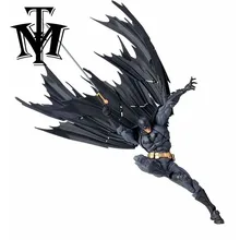 DC Comic Лига Справедливости Супер герой Бэтмен Темный рыцарь Revoltech Экшн фигурки Brinquedos figuals Коллекция Модель подарки
