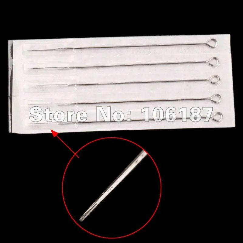 Tattoo Needles Supplies 50pcs 7RL Sterilized Tattoo Needles For Tattoo Tube Grips Inks Supply