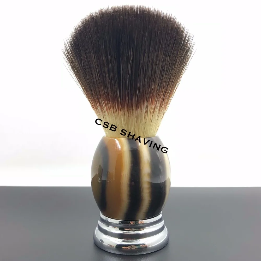 CSB щетка для бритья синтетические волосы Парикмахерская бритва влажный инструмент металлическая ручка из смолы