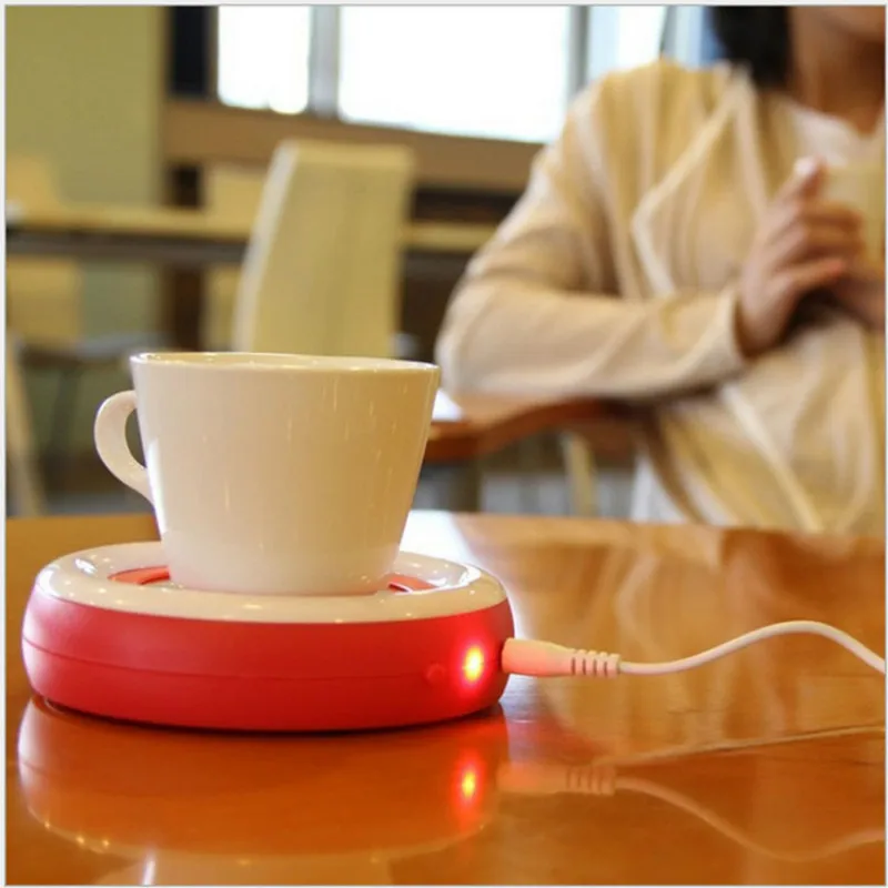 New USB ABS Heat Warmer Heater Cookies for Milk Tea Coffee Mug Hot