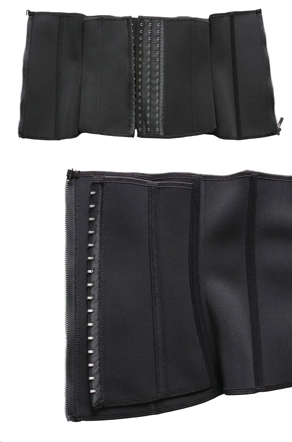 NB1455_01 Atbuty Neoprene Hot Waist Trainer Steel Bones Sweat Body Shaper Hooks and Zipper Corset Keep Warm Shapewear (14)