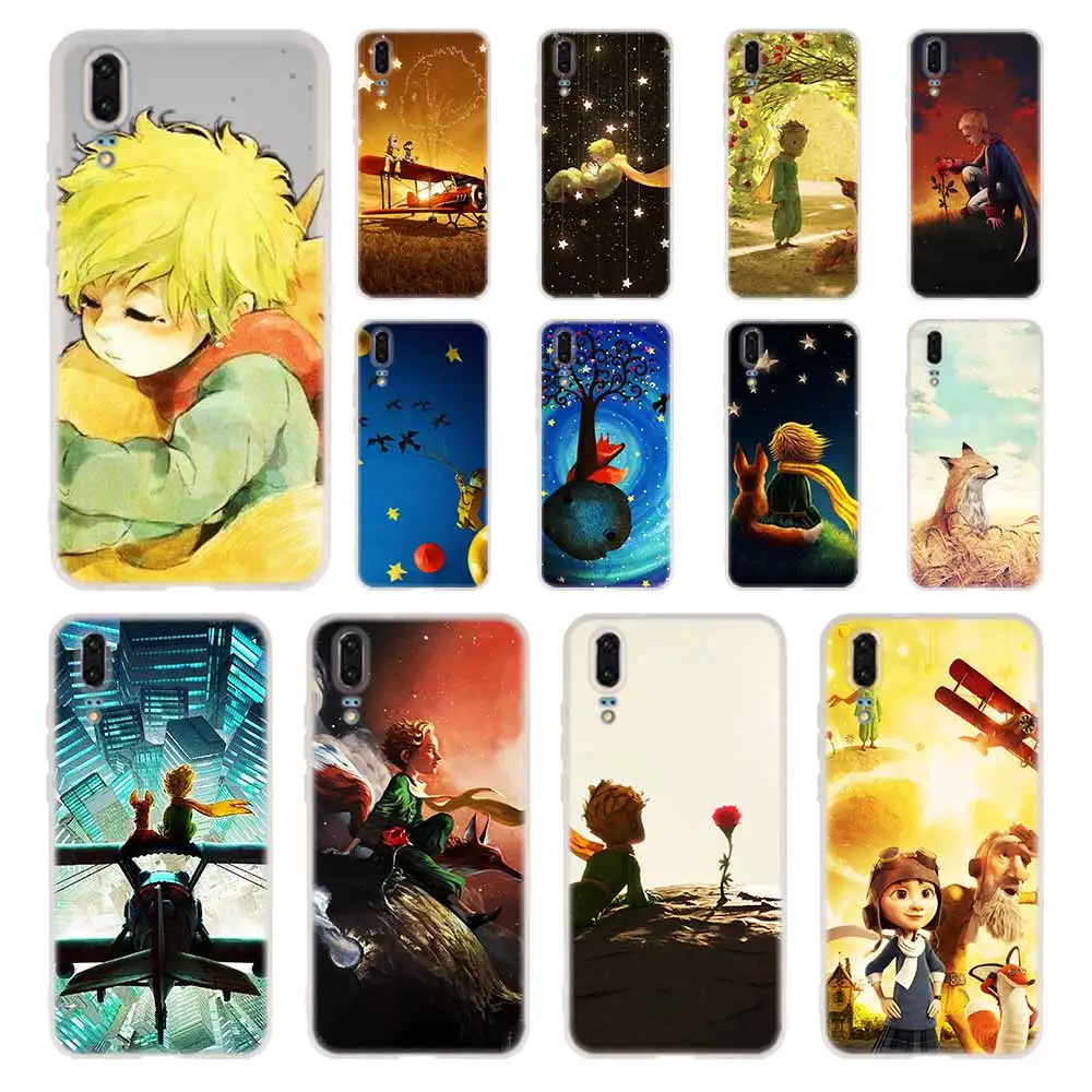 

The Little Prince fox Phone Case For Huawei P8 P9 Lite 2017 P10 P20 P30 Lite Plus Pro P Smart 2019 Cover Soft Cover
