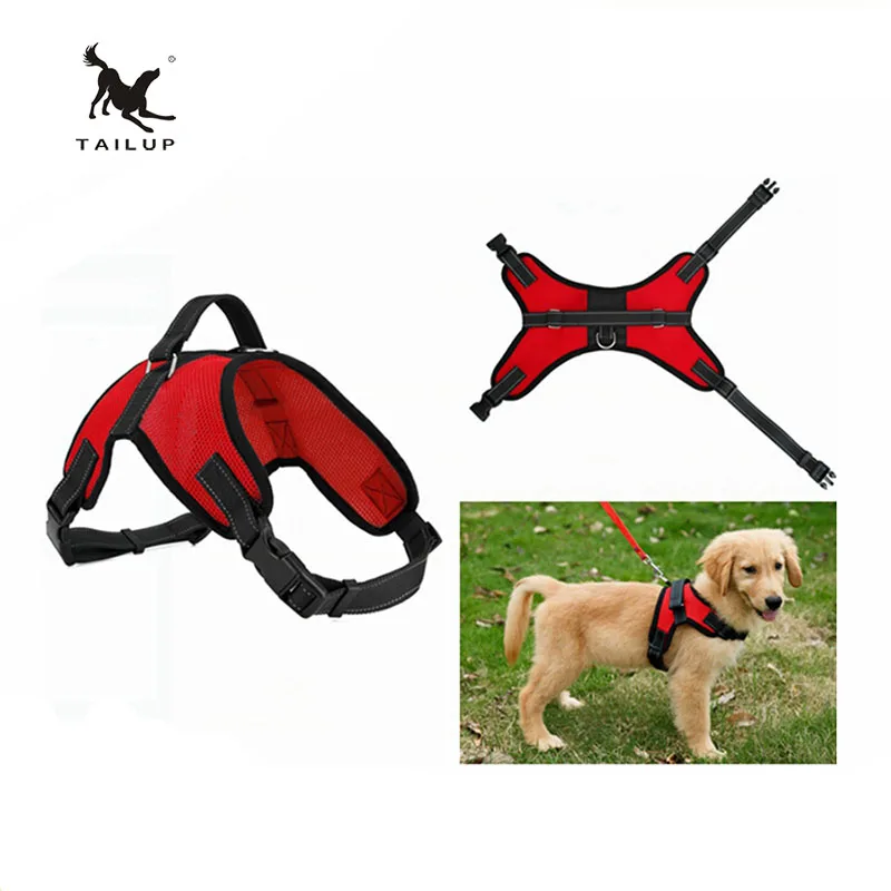 Dog Harness Adjustable Harnesses for Dogs Walk Out Hand Strap Vest