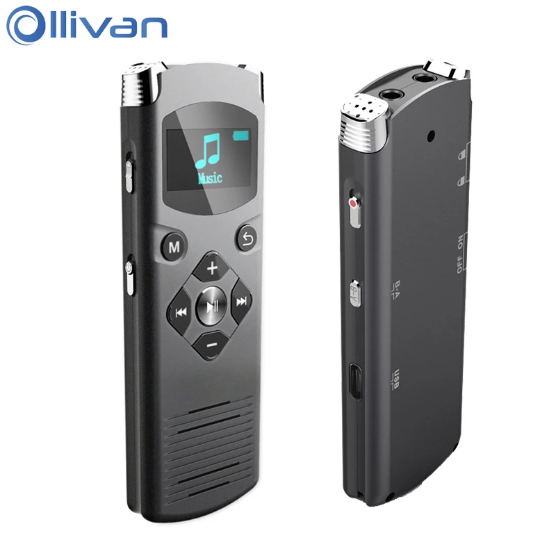 Ollivan DVR-616 Digital Voice Recorder 4GB 8GB 16GB Professional Video Recorders Noise Reduction Voice Activated For PC Android Ollivan DVR-616 Digital Voice Recorder 4GB 8GB 16GB Professional Video Recorders Noise Reduction Voice Activated For PC Android