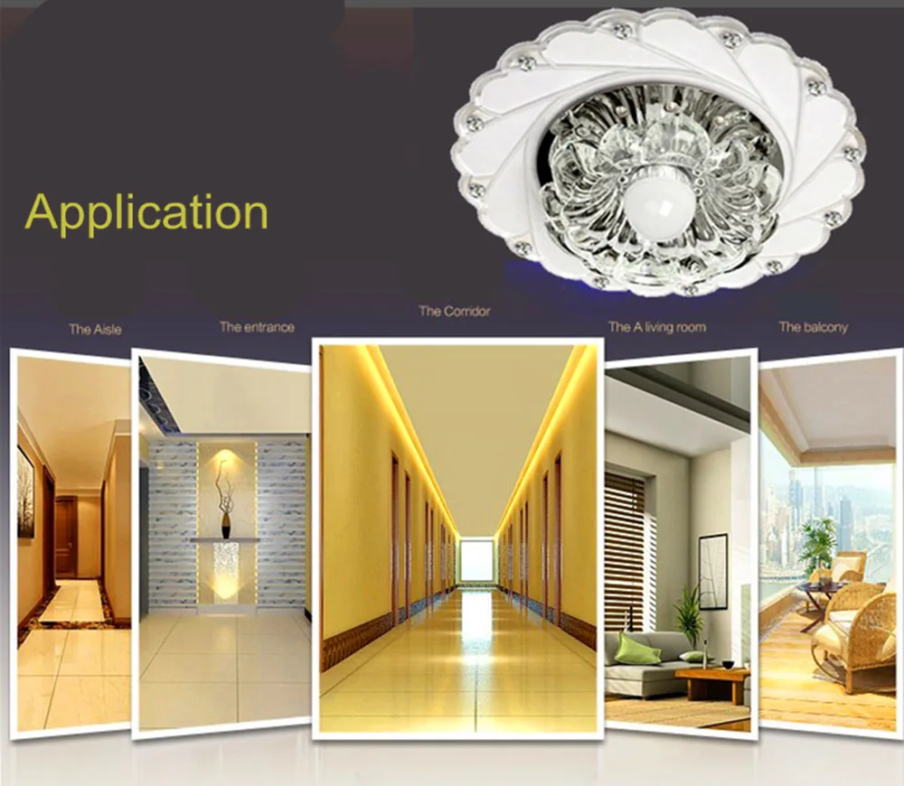 Lâmpada do Teto Led de Cristal Luz para Sala Moderno Teto Circular Mini Luminarias Rotunda Estar Corredor Cozinha Luz 16 Luzes de teto