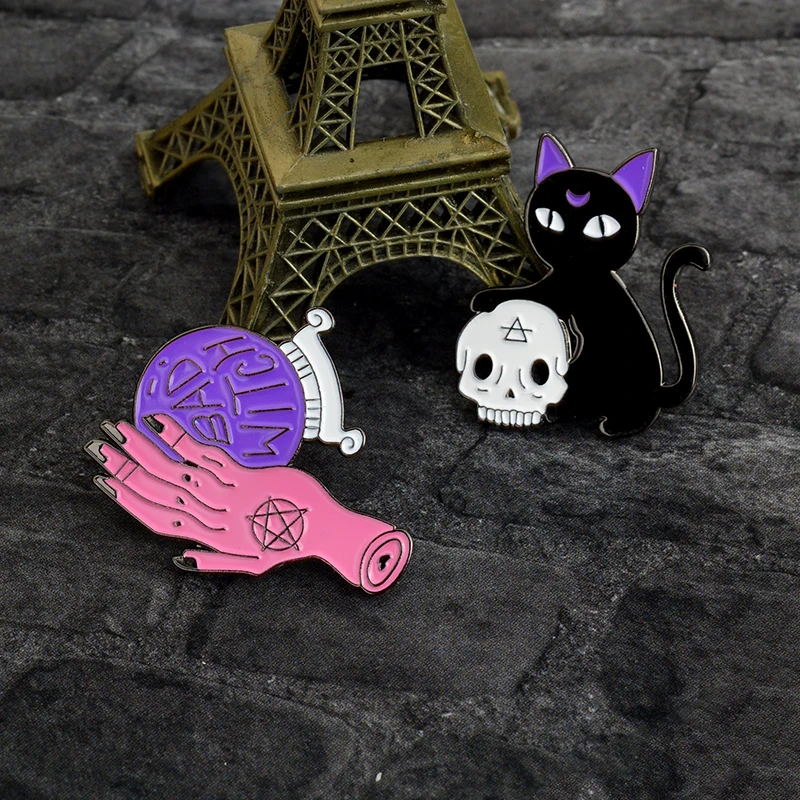 Mains De Sorciere De Dessin Anime Boule De Cristal 19 Broches De Tete De Chat Noir De Crane Broches En Email Bouton De Chandail Badge Cadeaux Aliexpress Mains De Sorciere De Dessin Anime Boule De Cristal 19 Broches De Tete De Chat Noir De Crane Broches En Email Bouton De Chandail Badge Cadeaux Aliexpress