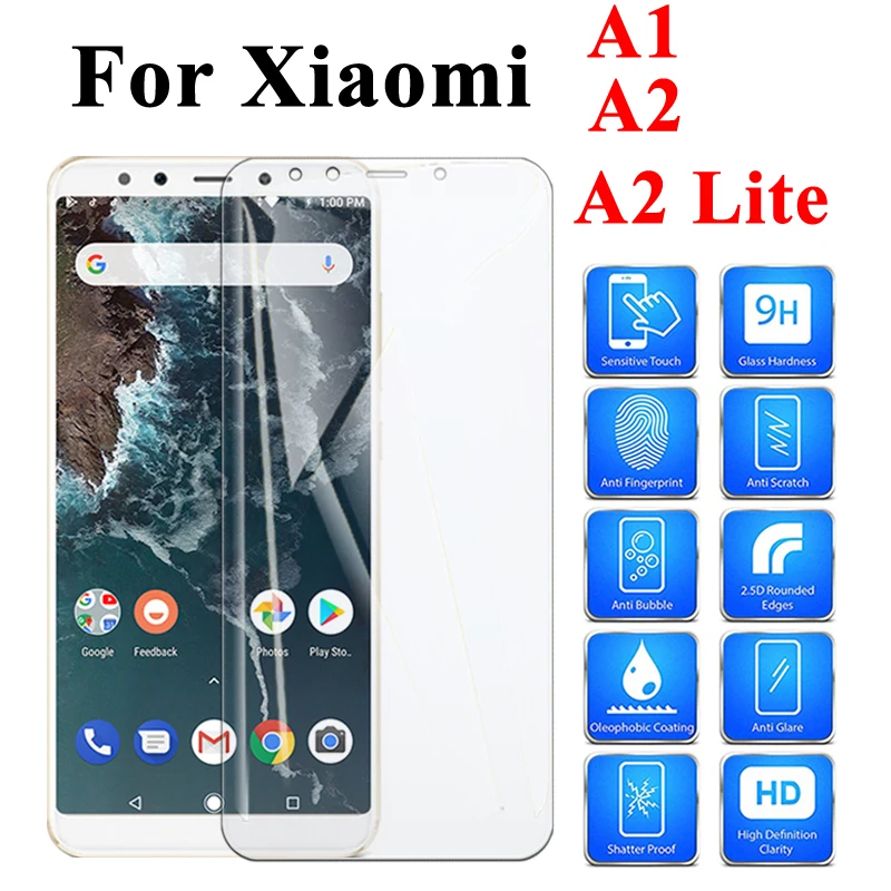 Закаленное стекло для Xiaomi mi A2 Lite a2 защита экрана мой A1 дисплей a1 A 1 защитный Xio A2lite