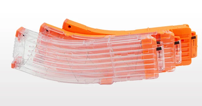 Для Nerf банан журналов патроны зажимы Разрушитель 15 круглый пополнения журнал Dart
