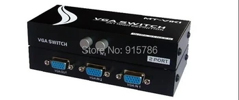 

MT-15-2CH 2 Ports KVM SWITCH/Multi-PCs VGA Switch Controller/2 Port VGA Monitor LCD PC Video Sharing Support WIDE SCREEN