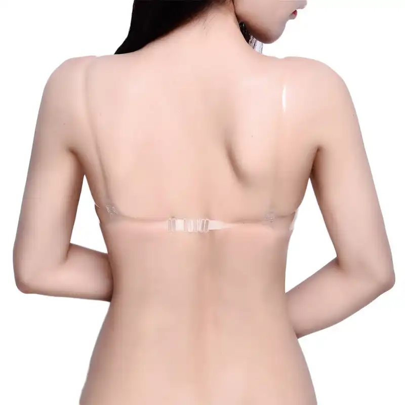 brasier transparente de plastico