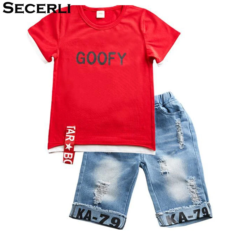 2018 Summer Children Clothing Boys Set 3 4 6 8 9 10 12 Years Short Sleeve Ribbon Shirt Ripped Jeans Shorts Teenage Kids Boy Set цена 2018 Summer Children Clothing Boys Set 3 4 6 8 9 10 12 Years Short Sleeve Ribbon Shirt Ripped Jeans Shorts Teenage Kids Boy Set цены онлайн