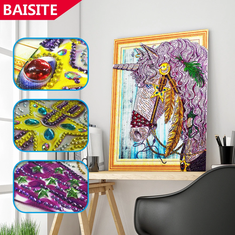 

BAISITE,Special Shaped,Diamond Embroidery,Animal,Full,Rhinestone,5D,DIY Diamond Painting,Cross Stitch,Diamond Mosaic,Decor 008
