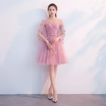 Летние сетчатые платья для подростков, платья с открытыми плечами для девочек, вечерние платья подружки невесты, детский Свадебный костюм для девочек, сестра одежда