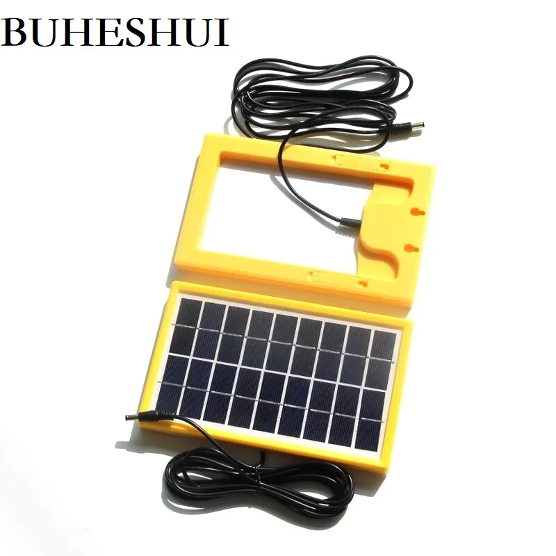 

BUHESHUI 3W 9V Solar Cell Module Polycrystalline DIY Solar Panel System Battery Charger Light+DC5521 Cable 3M Free Shipping
