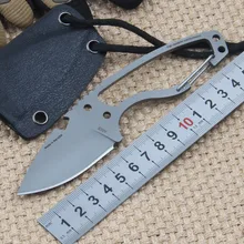 Маленький нож с фиксированным лезвием CPM S30V, шейный нож, мульти, для улицы, спасательные ножи, для выживания, для кемпинга, для бушкрафта, инструменты, подарок, KYDEX, нож-оболочка