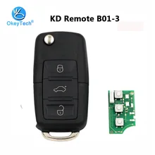 OkeyTech B01 KD пульт дистанционного управления 3 кнопки стиль серии B для KD900 KD900+ URG200 Keydiy ключ программист машина для VW B01-3