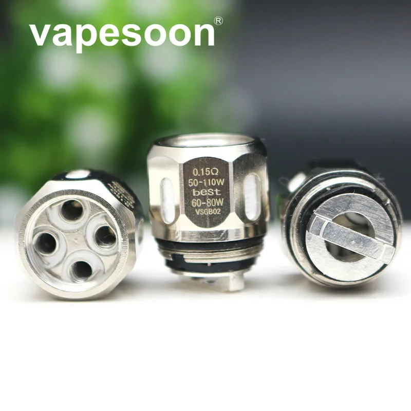 

2pcs GT Cores GT2 GT4 GT6 GT8 Replacement Coil for NRG Tank NRG SE Atomizer Revenger /X/Go Swag Switcher Kit