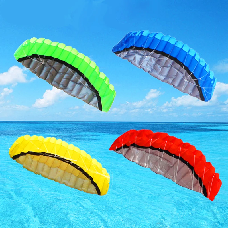 free shipping 2 5m dual line parafoil kite flying tools power braid sailing kiteboard outdoor font