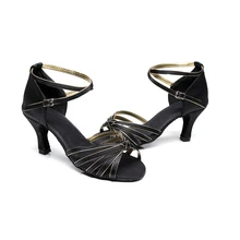 Женская танцевальная обувь с завязками, новая женская обувь, Zapatos De Mujer, женская обувь для латинских танцев, бальные туфли, sapato feminino, см 5 см/см 7 см